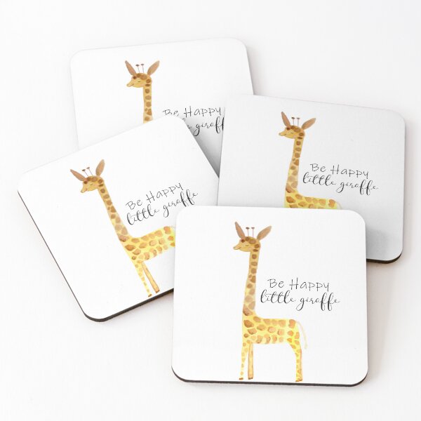 Item preview, Be Happy Little Giraffe designed and sold by Harpley Design Studio.