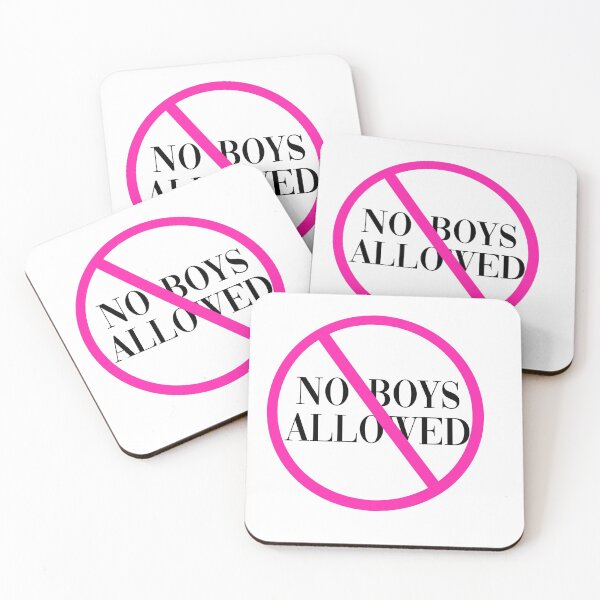 Item preview, No boys allowed  designed and sold by cherrybombrb.