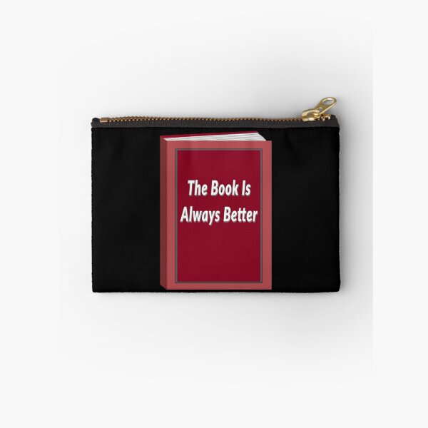 Item preview, The Book Is Always Better (Black Background) designed and sold by ArtByLM.