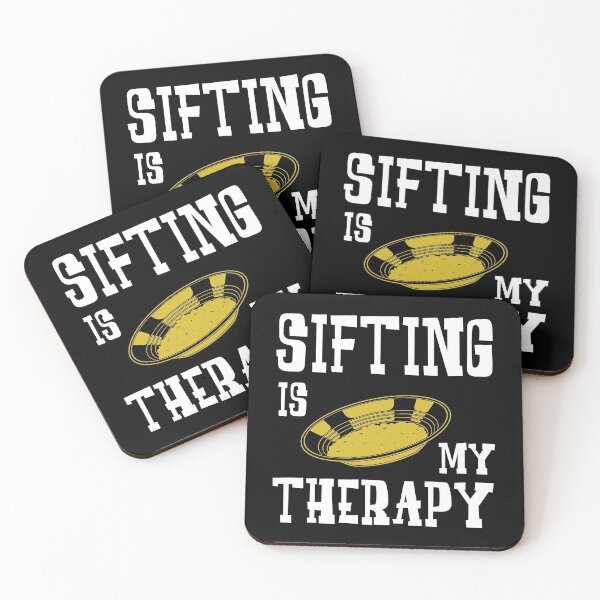 Item preview, Sifting Is My Therapy Prospecting Gold Panning product designed and sold by jakehughes2015.