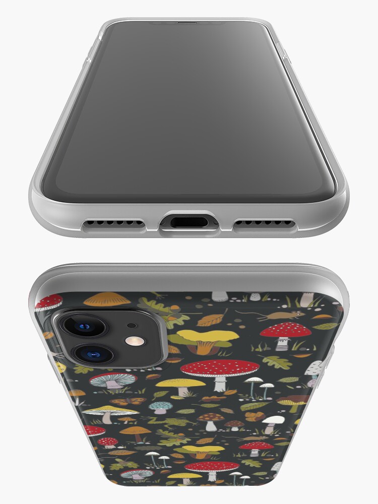 Alternate view of Forest Floor - fun fungus pattern by Cecca Designs iPhone Case & Cover