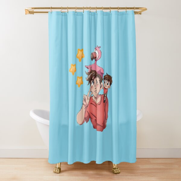 Flamingo Roblox Shower Curtains Redbubble - what is roblox shower simulator