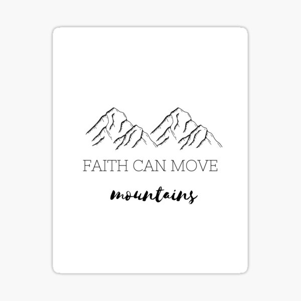 Faith can move mountains Matthew 1720 Sponsored by Dragonhawk Tattoo  Supply Philippines the cherrybomb shoppe  By ANJ CRAFT  Female Tattooist   Facebook