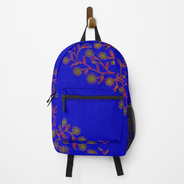 Item preview, Stylized Climbing Roses on Blue Background designed and sold by CarolineLembke.