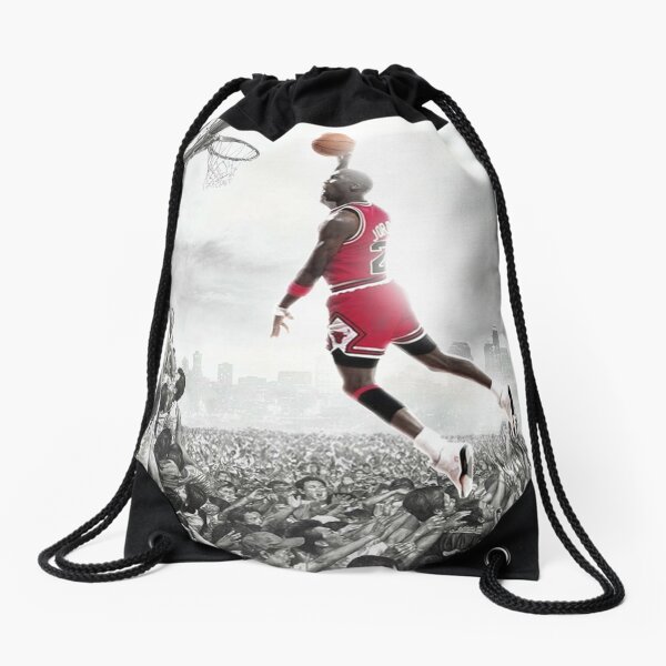 michael jordan drawstring bag