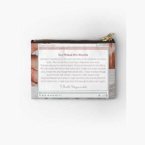 Item preview, F Scott Fitzgerald Quote designed and sold by agethegreat.