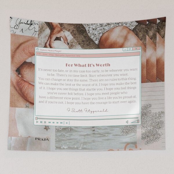 Item preview, F Scott Fitzgerald Quote designed and sold by agethegreat.