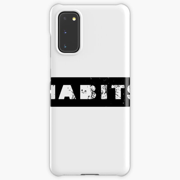 HABITS - simple minimalistic design Samsung Galaxy Snap Case