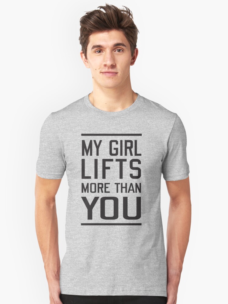 I Can Lift More Than Your Girlfriend Weights Strong Two Tone Hoodie Sweatshirt