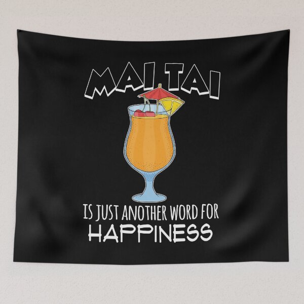 Item preview, Happiness Pool Party Tiki Cocktail Mai Tai design designed and sold by jakehughes2015.