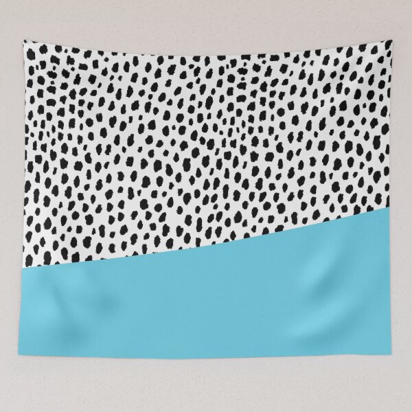 Item preview, Dalmatian Spots with Blue Stripe designed and sold by Design Minds Boutique.