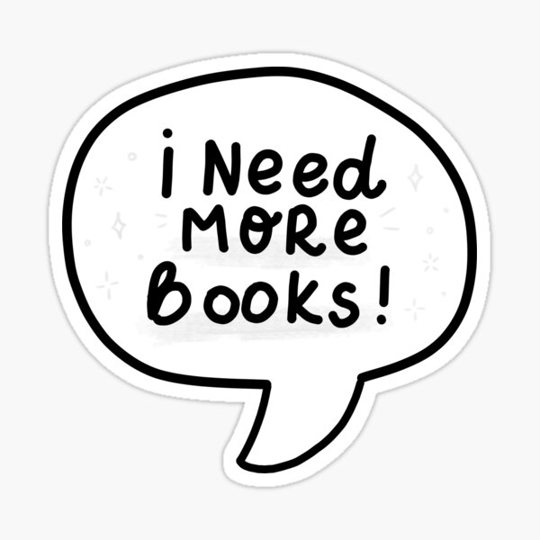 Artikel-Vorschau von Ich brauche mehr Bücherblase, designt und verkauft von indiebookster.