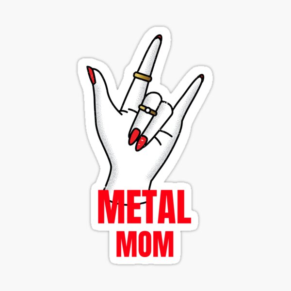 Artikel-Vorschau von Metal Mom, designt und verkauft von RocknRaww.
