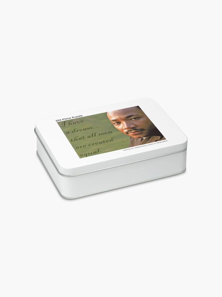 Alternate view of Equality Dream Martin Luther King Jigsaw Puzzle