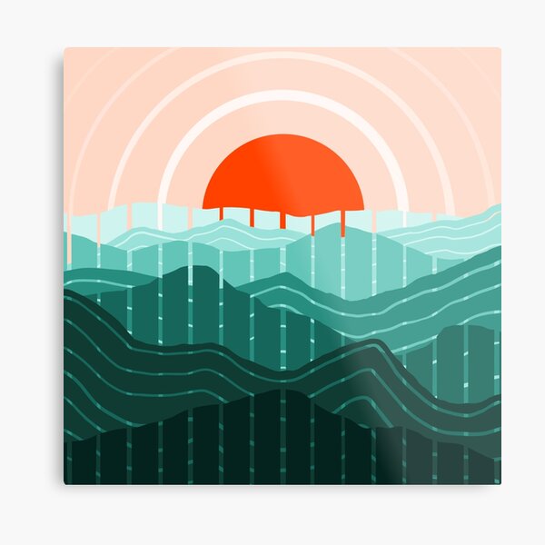 Mountain Sunrise Metal Print