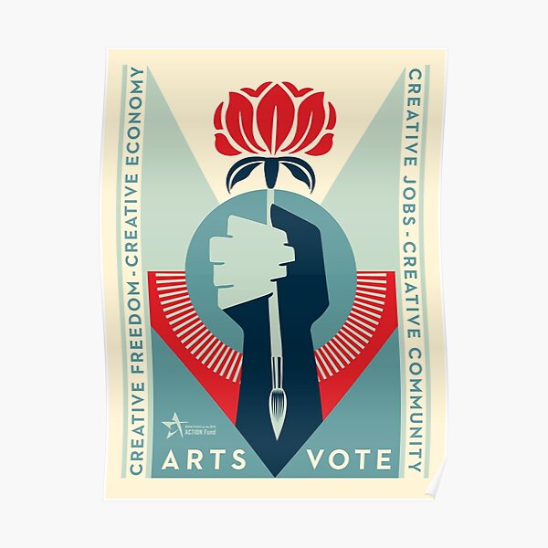 Logo ArtsVote 2020 - Vertical Poster