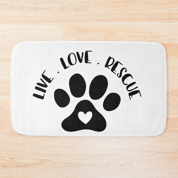 Item preview, Live. Love. Rescue designed and sold by PuppyBijou.