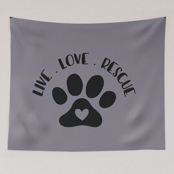 Item preview, Live. Love. Rescue designed and sold by PuppyBijou.