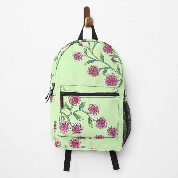 Item preview, Stylised Climbing Roses on Light Green Background designed and sold by CarolineLembke.