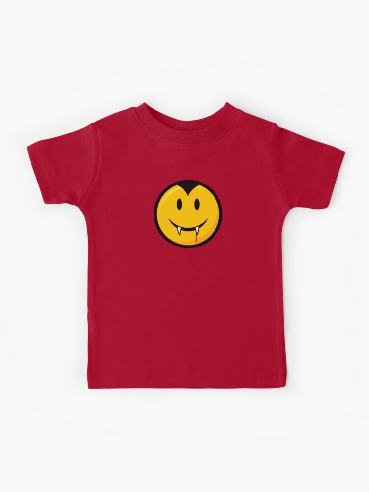 Vampire Blood Face Emoji Emoticon Costume Shirts Halloween-CL