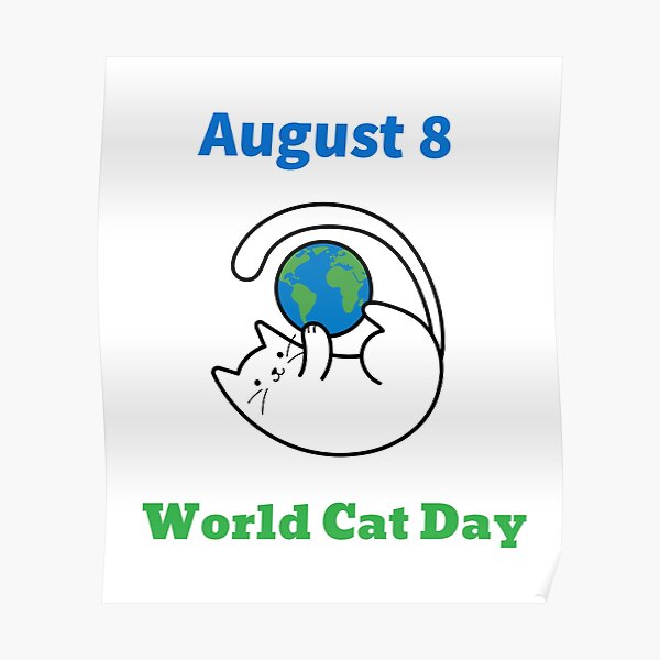 World Cat Day Poster