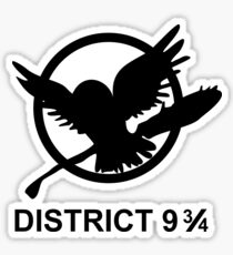 District 9 3/4 Sticker