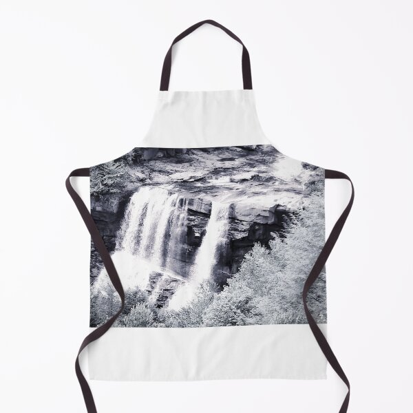Item preview, West Virginia Blackwater Falls Black and White designed and sold by EloiseArt.