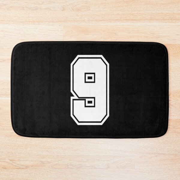 Item preview, 9 back number college style football soccer number designed and sold by GeogDesigns.