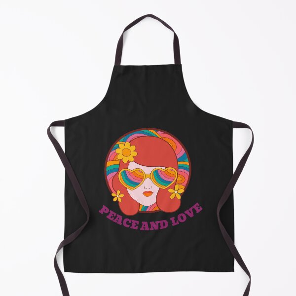 Item preview, Vintage Peace And Love Retro Design designed and sold by delohill.