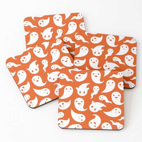 Item preview, Spooky Cartoon Ghost Halloween Pattern designed and sold by MillerDesigns.
