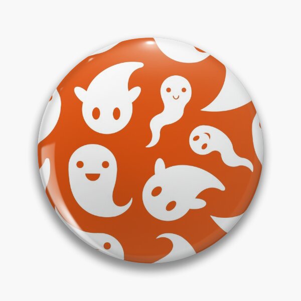 Item preview, Spooky Cartoon Ghost Halloween Pattern designed and sold by MillerDesigns.