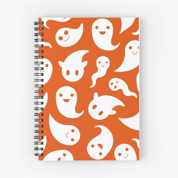 Item preview, Spooky Cartoon Ghost Halloween Pattern designed and sold by MillerDesigns.