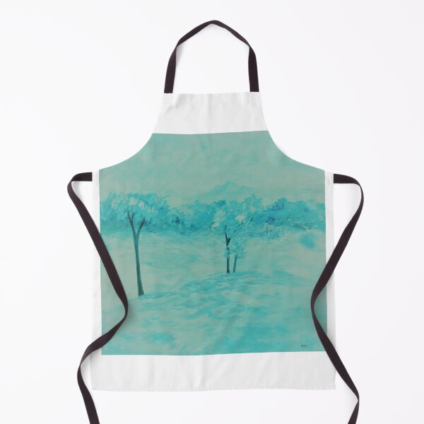 Item preview, Teal Abstract Landscape designed and sold by EloiseArt.
