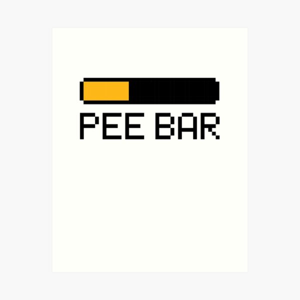 Pee Bar Art Print
