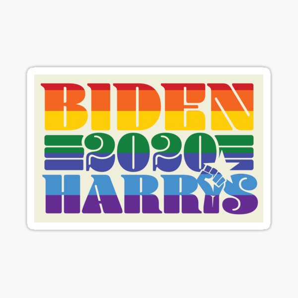 LBGTQIA For Biden Harris 2020 Sticker
