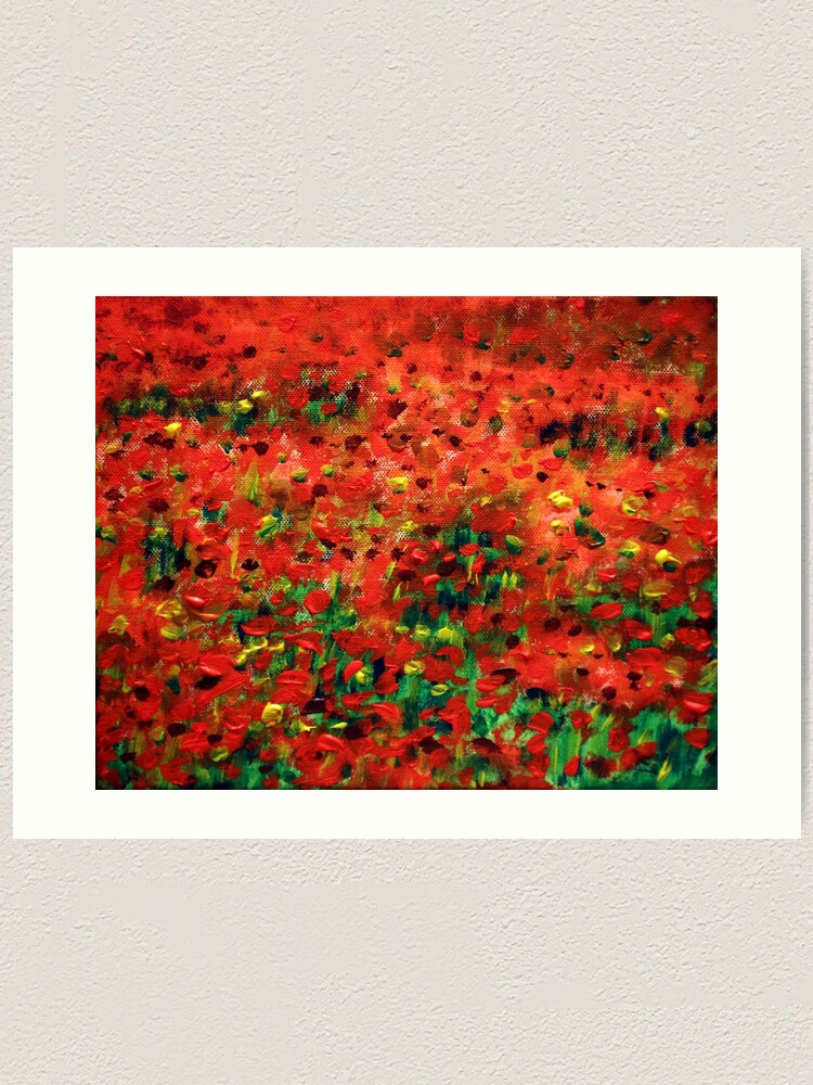 Alternate view of Poppies #1 Art Print