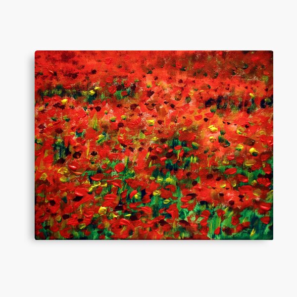 Poppies #1 Canvas Print