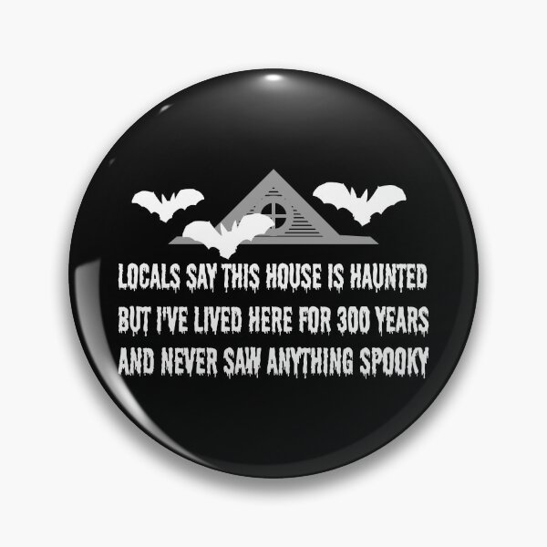 Item preview, Haunted House Spooky Creepy Halloween Bats Joke Gift designed and sold by MerchStudy.