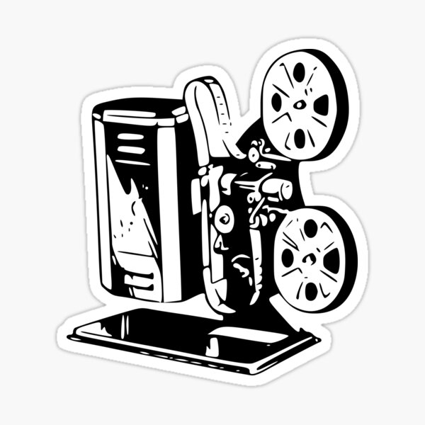 Sticker Projecteur Cinéma 1