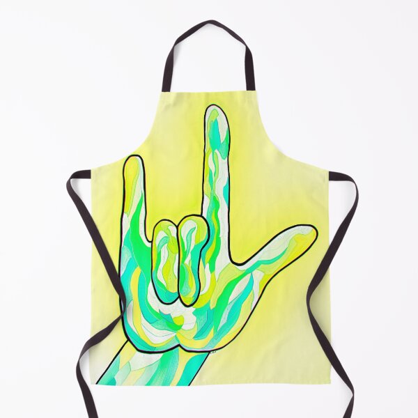 Item preview, ASL I Love You Baby Yellow designed and sold by EloiseArt.