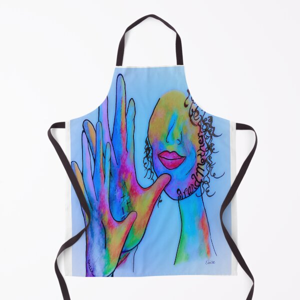 Item preview, ASL Grandmother in Blue Overtones designed and sold by EloiseArt.