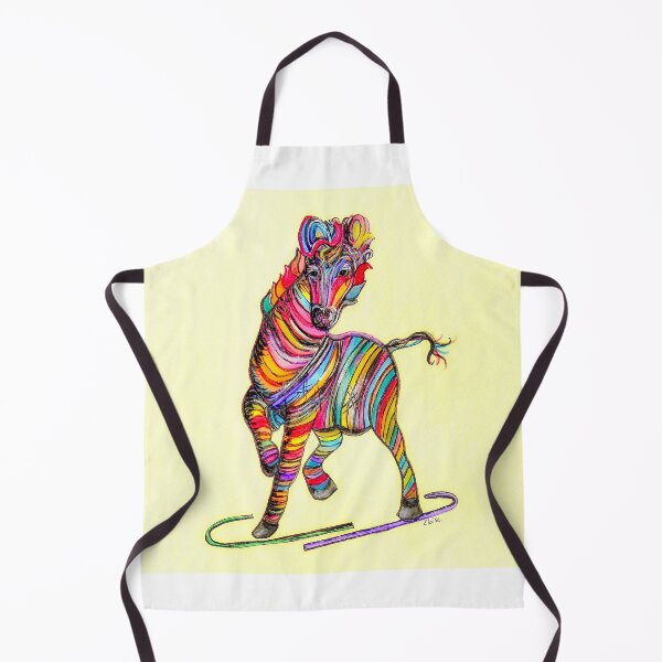 Aperçu de l'œuvre Zebra multicolore créée et vendue par EloiseArt.