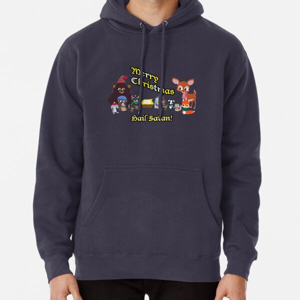 Woodland Critter Christmas Pullover Hoodie