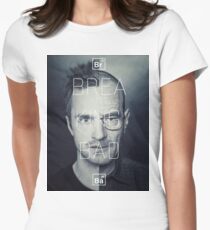 Walt and Jessie - Split Personality. Women's Fitted T-Shirt