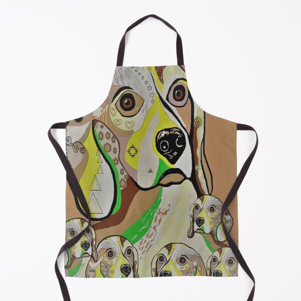 Item preview, Beagle y bebés tonos marrones designed and sold by EloiseArt.