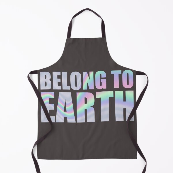 Item preview, Belong to earth in holographic foil-look designed and sold by EngineerGoC.