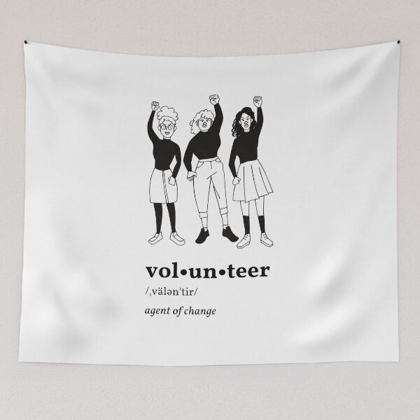 Item preview, Volunteer - Agent Of Change designed and sold by Emmbrawl.