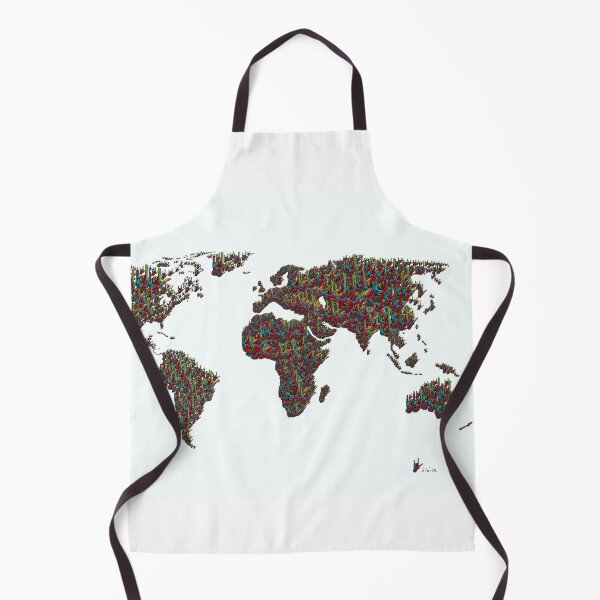 Item preview, ASL World Map designed and sold by EloiseArt.