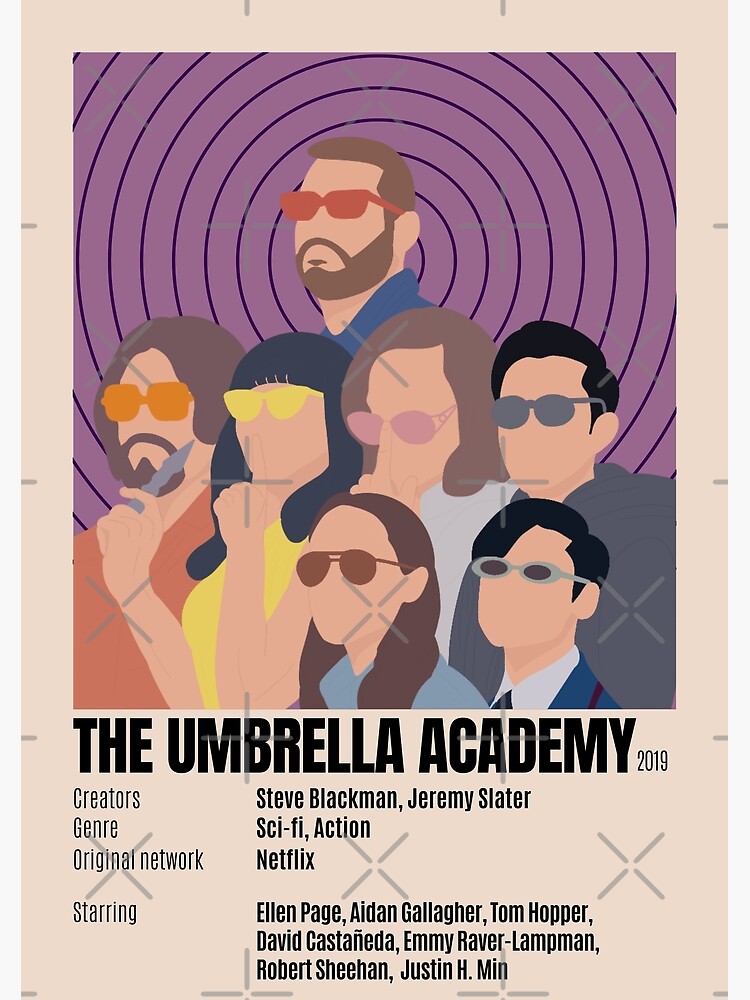 Umbrella Academy Minimalist Poster Poster For Sale By Seham1als Redbubble 