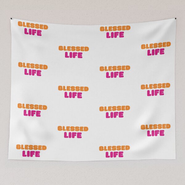 Item preview, BLESSED LIFE (Dunkin Design) designed and sold by LiveAndGlow.